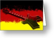 German Flag Guitar