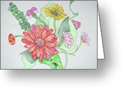 Gerber+daisies+drawing