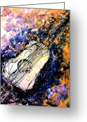 All Greeting Cards - guitar by Singh Greeting Card by Artist  Singh