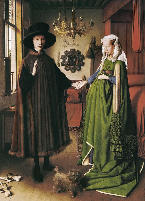 Eyck Jan Van 1390 1441 The Arnolfini By Everett 9511
