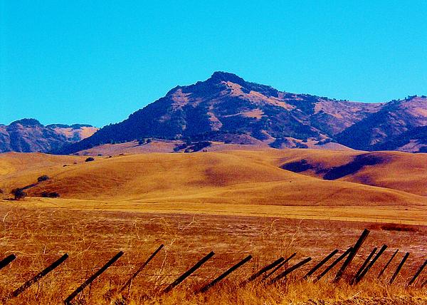 Gabilan Mountains Of Hollister by Peggy Leyva Conley
