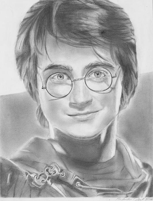 Harry Potter - Pencil Print by Alexander Gilbert - harry-potter-pencil-alexander-gilbert