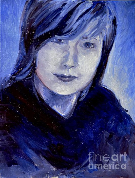 Portrait Of My Son Print by Elaine Berger - portrait-of-my-son-elaine-berger