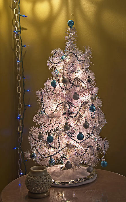 small silver and blue table top christmas tree by valerie small silver and blue table top christmas tree by valerie