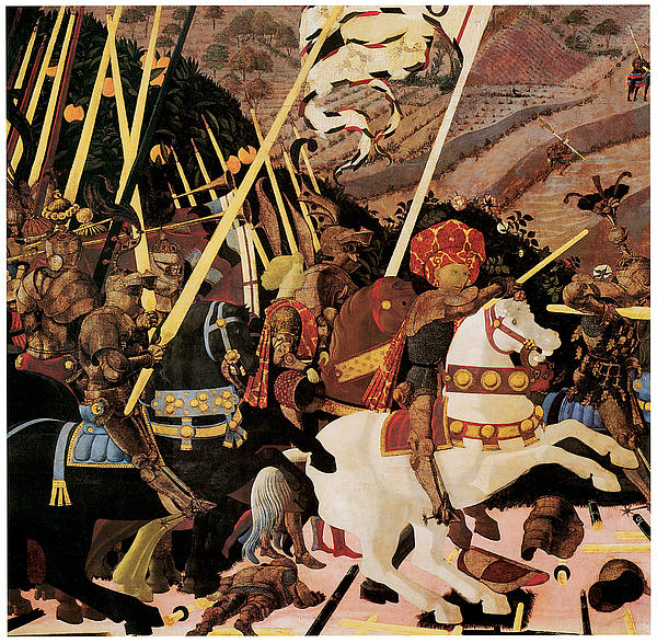 The Battle Of San Romano Greeting Card For Sale By Paolo Uccello