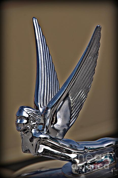 Winged Flight 1936 Ford Hood Ornament by JW Hanley