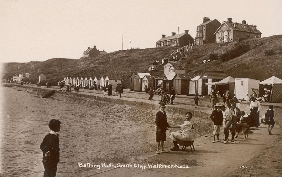 Walton On The Naze Essex Bathing Huts Photograph By Mary Evans Picture