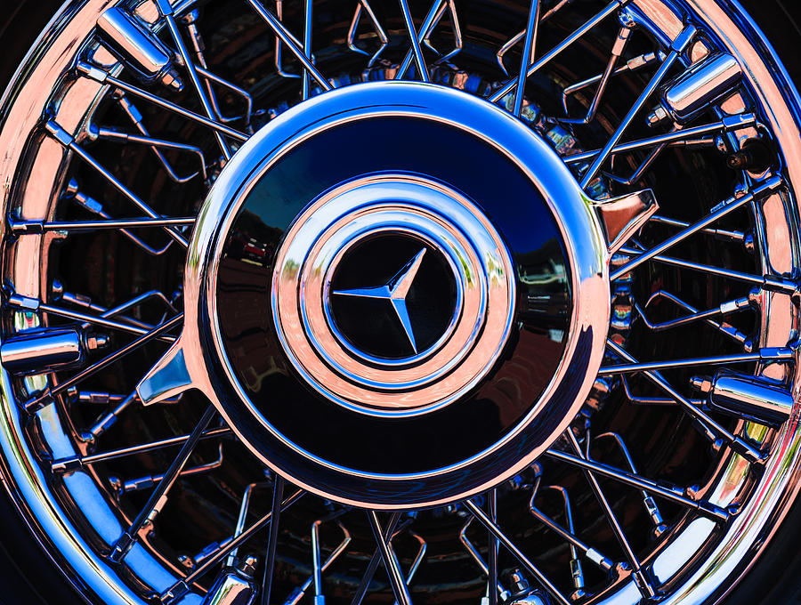 Mercedes Benz K Special Roadster Wheel Rim Emblem Photograph By