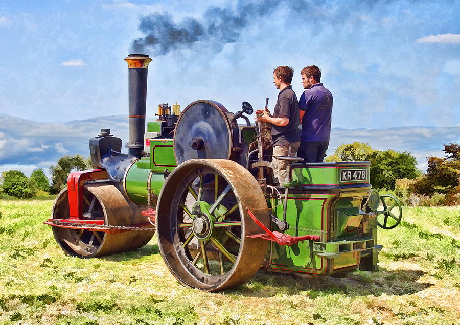 Aveling Roller Photograph By Paul Gulliver Fine Art America