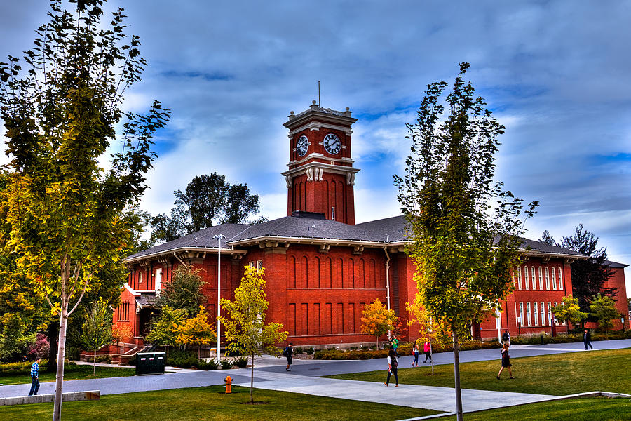 Bryan Hall On The Wsu Campus Photograph By David Patterson