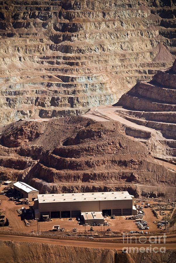 Copper Mine Buildings, Arizona, Usa Photograph by Arno Massee