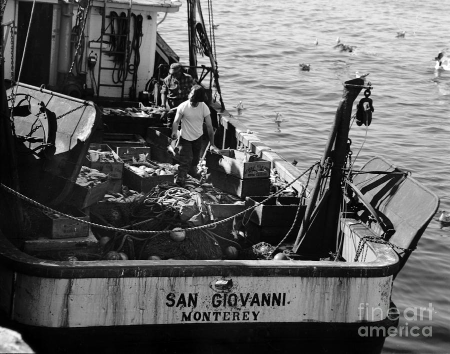 Fishing Boat San Giovanni Monterey California Circa 1960 