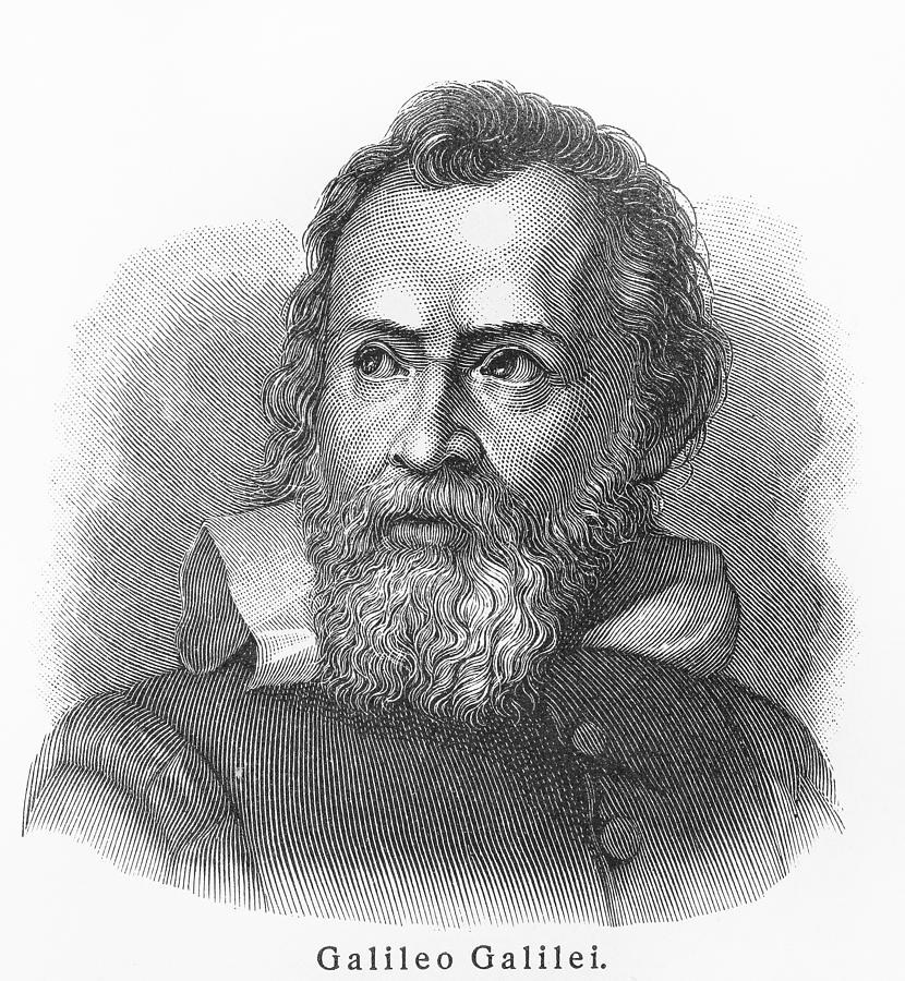 Galileo Galilei Drawing by Oprea Nicolae