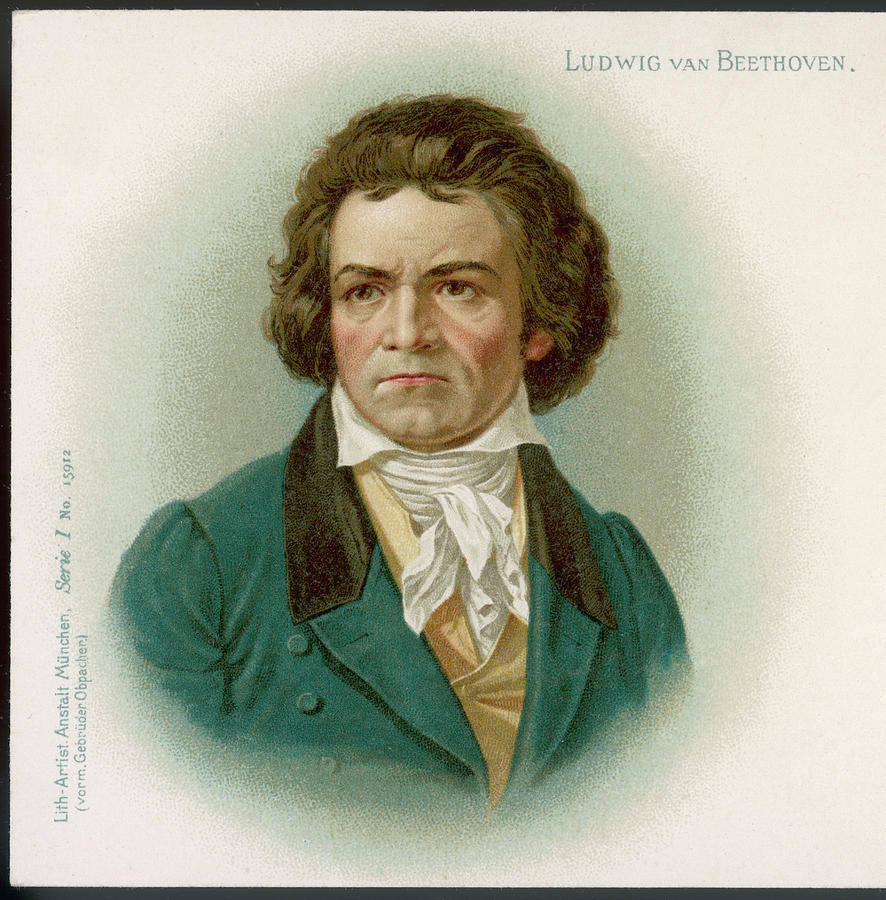 Портрет Бетховена композитора для детей