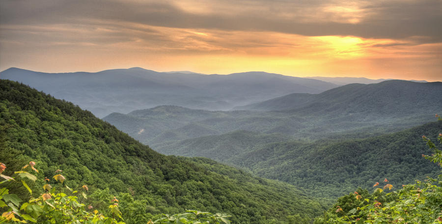 Mountain Sunrise Photograph By David Troxel