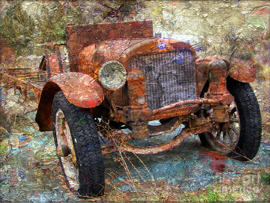 Old Car Digital Art By Irina Hays Fine Art America