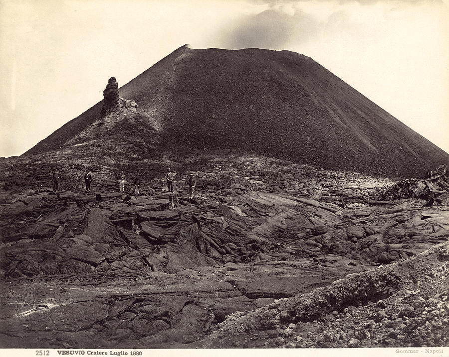 Pompeii Vesuvius Crater Photograph By Granger