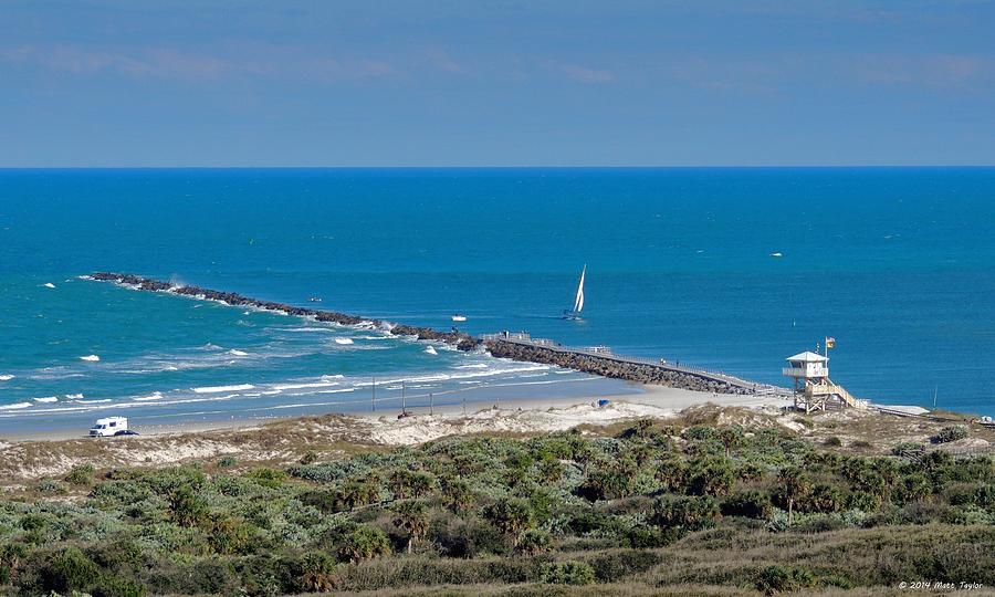 Ponce Inlet Jetty Photograph by Matt Taylor