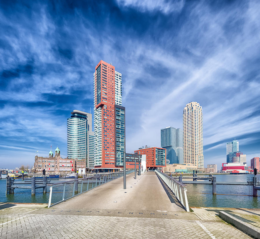 Rotterdam Skyline Photograph by Hans Engbers