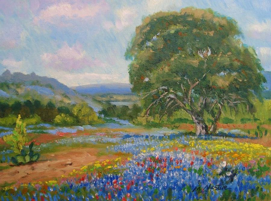 Texas Bluebonnets Painting