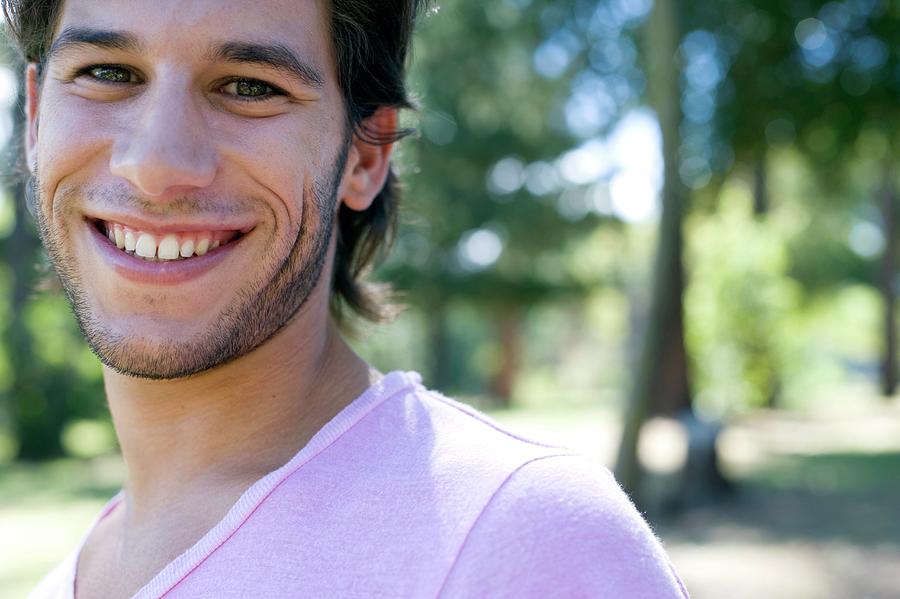 Happy Man Photograph By Ian Hooton Science Photo Library Pixels