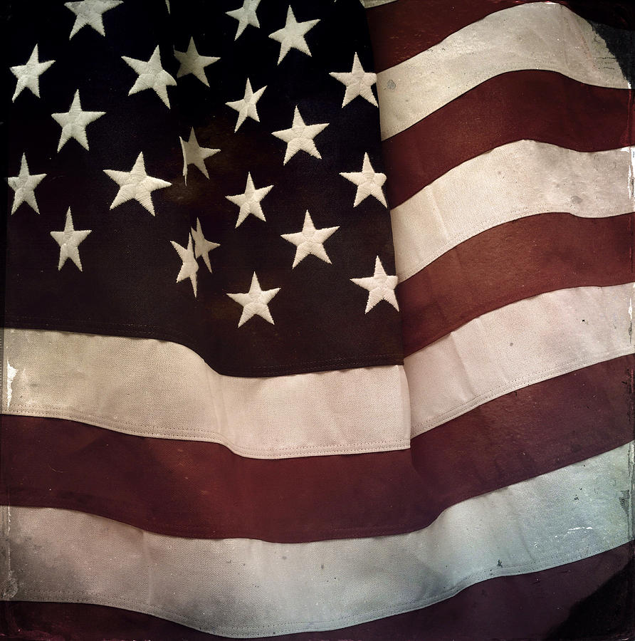 American Flag No Photograph By Les Cunliffe Pixels