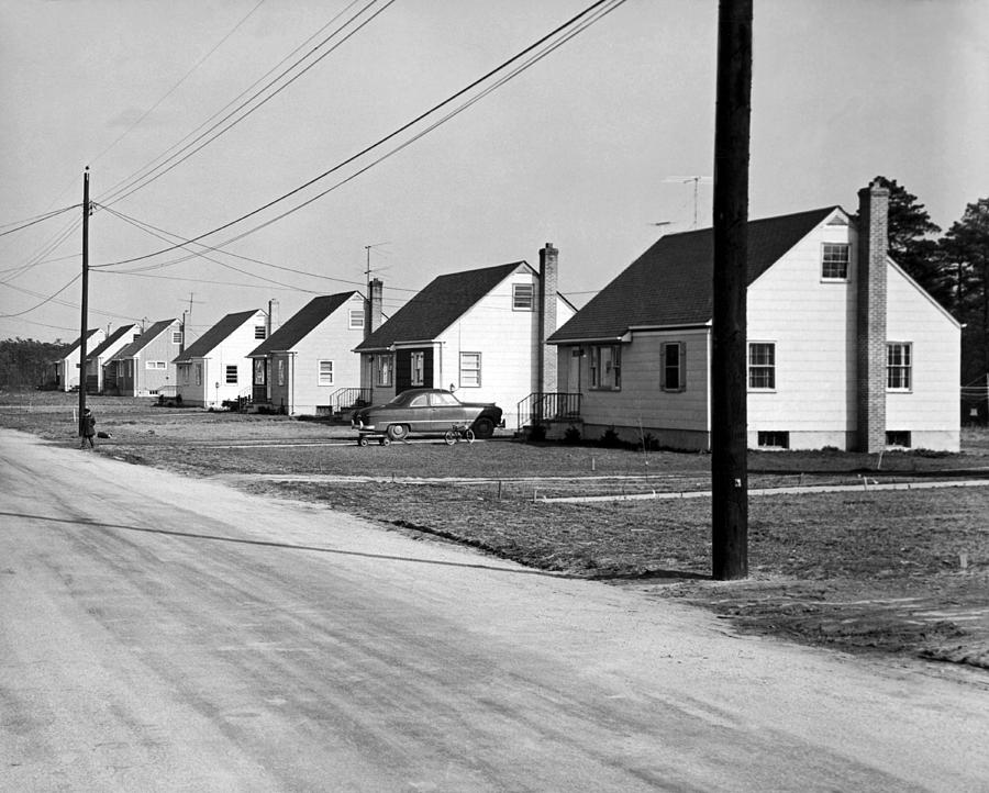 1940 s Housing Development Photograph By Underwood Archives