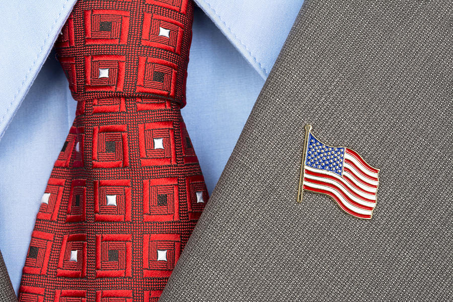 American Flag Lapel Pin Photograph By Joe Belanger Fine Art America