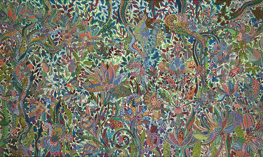 Peinture - fructification Bodies par Erika Pochybova
