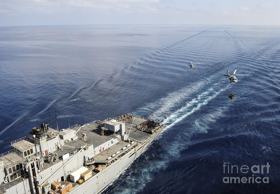 Two Mh S Sea Hawk Helicopters Photograph By Stocktrek Images Fine