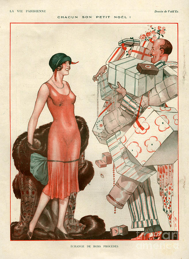 S France La Vie Parisienne Magazine Drawing By The Advertising