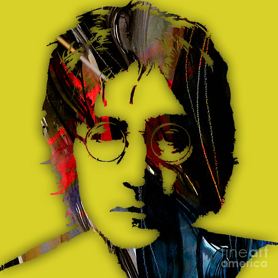 John Lennon Collection Mixed Media By Marvin Blaine Pixels