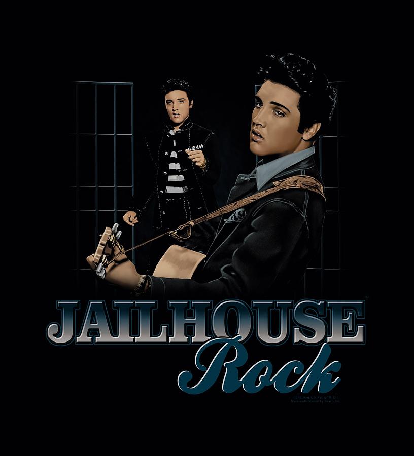 Elvis Jailhouse Rock Digital Art By Brand A