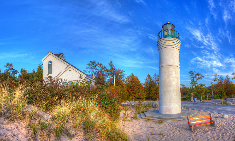 Empire Michigan Lighthouse Photograph by Twenty Two North Photography