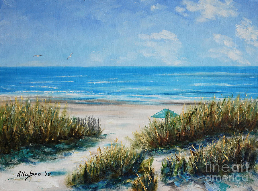 Hilton Head Beach Painting By Stanton Allaben