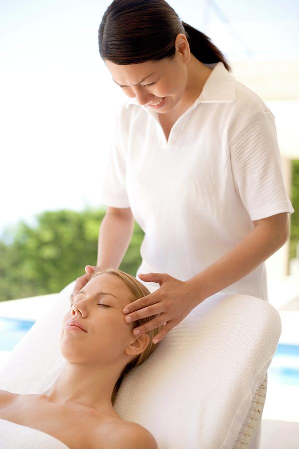 Massage Photograph By Ian Hooton Science Photo Library