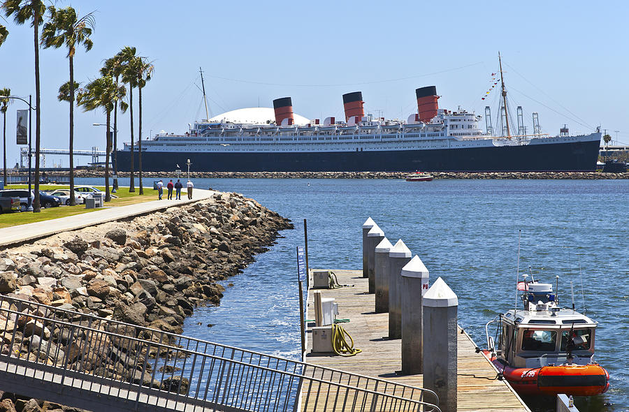 The Queen Mary Long Beach California Photograph By Gino Rigucci 