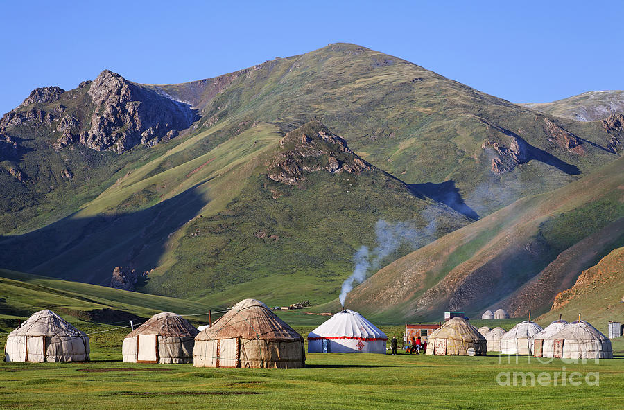 Казахский аул картинки