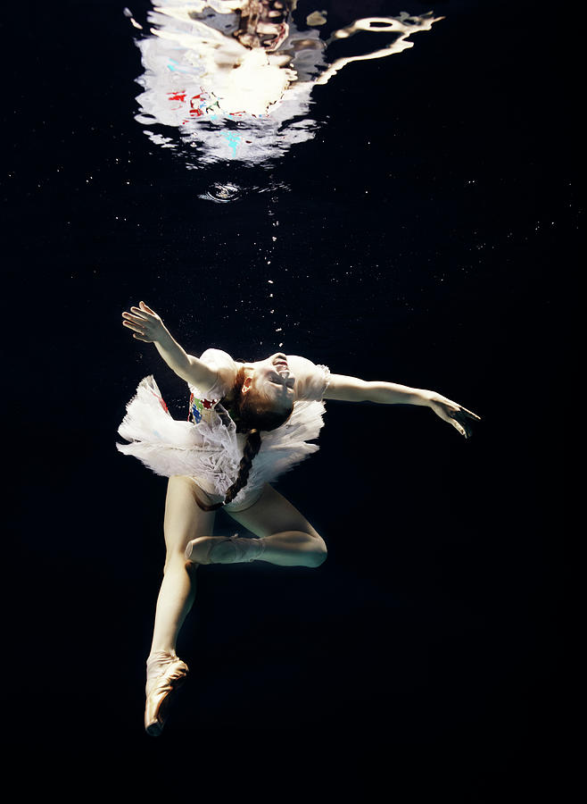 Ballet Dancer Underwater By Henrik Sorensen
