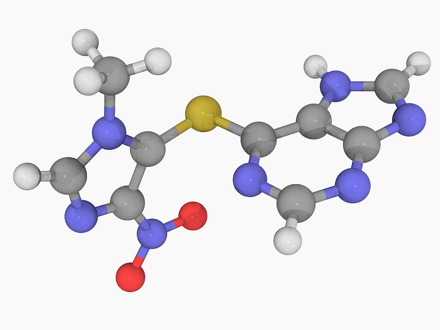 Azathioprine Drug Molecule Photograph By Laguna Design Science Photo