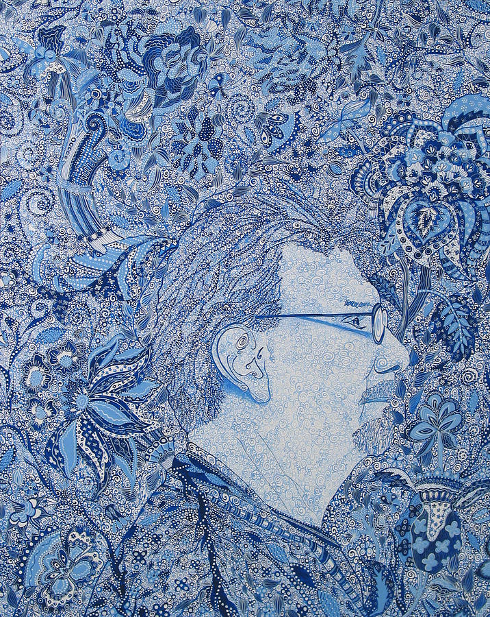 Peinture Portraits - Portrait d'un artiste par Erika Pochybova