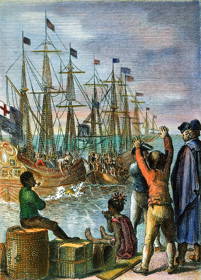 The Boston Tea Party, 1773 Photograph by Granger
