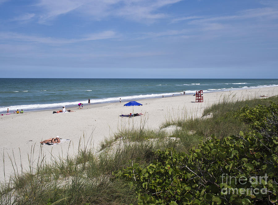 Brevard County Florida Beaches On The Atlantic Ocean Photograph By ...