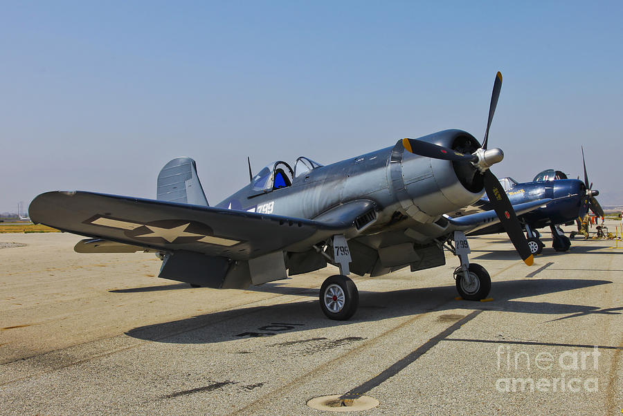 A Vought F U Corsair Aircraft Chino Photograph By Scott Germain