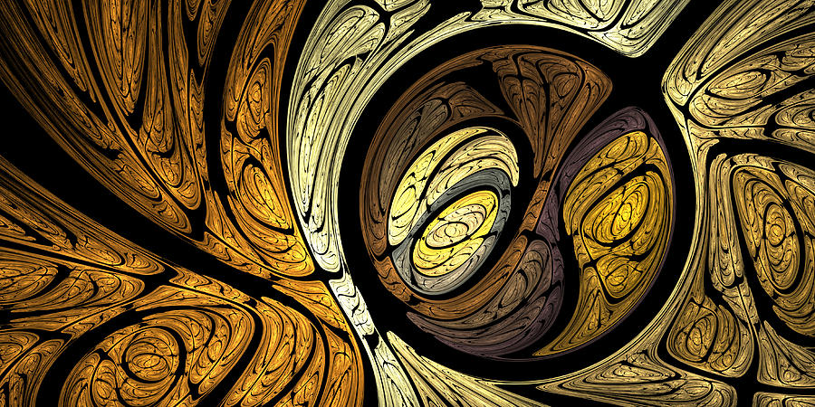 Abstract Wood Grain Digital Art by Gabiw Art