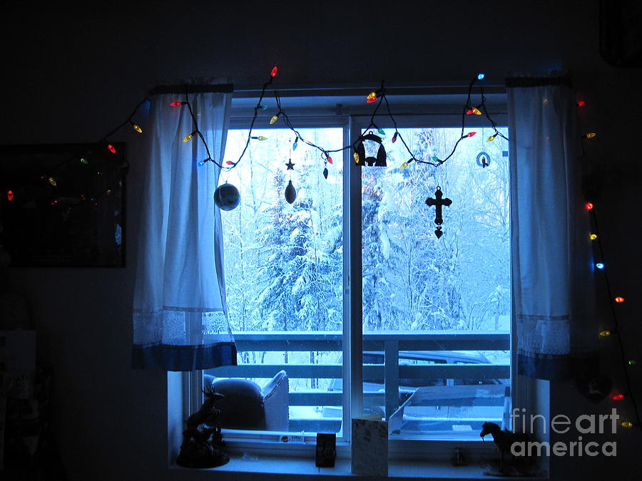 Large Lighted Window Christmas Decorations