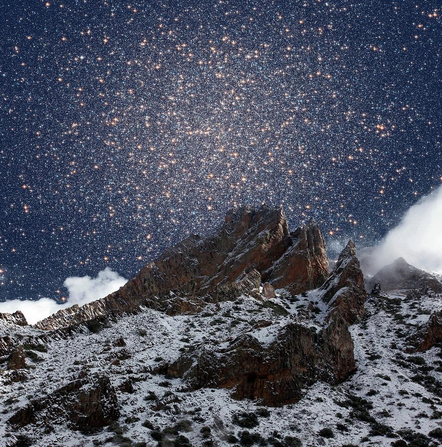 Alien Planet And Omega Centauri Photograph By Detlev Van Ravenswaay