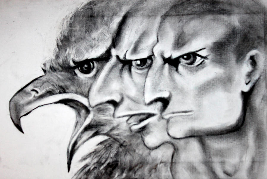 Anger 1 Drawing by Fatimah AL-khtani