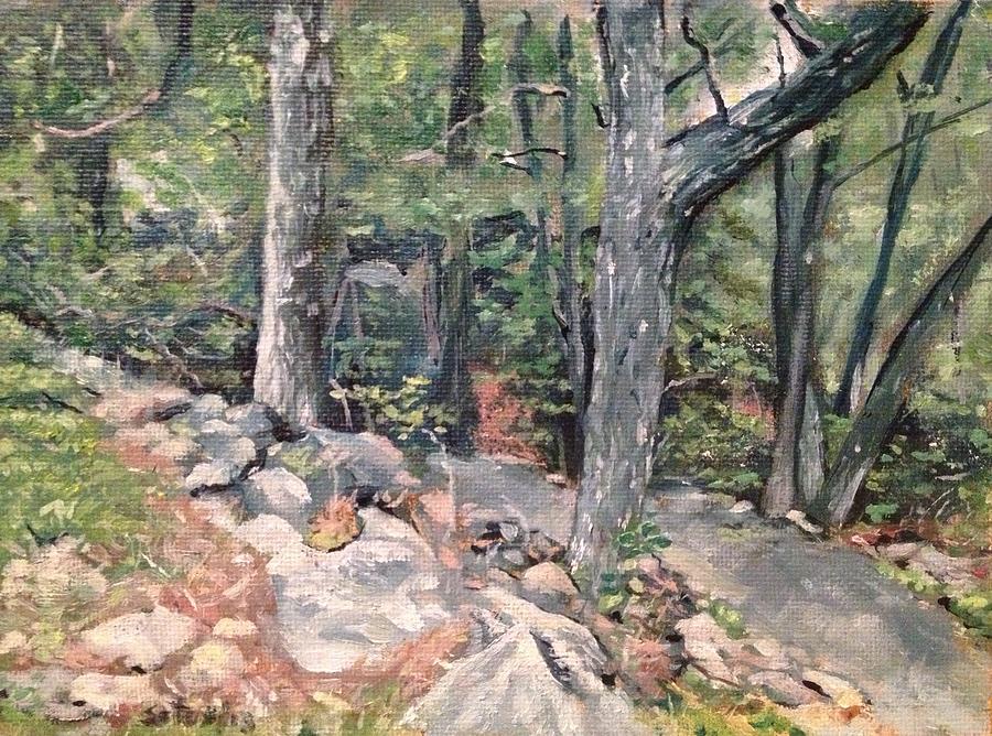 Appalachian Trail 2 Painting by Victor SOTO