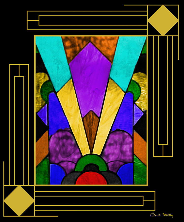 Simple Art Deco Stained Glass Patterns